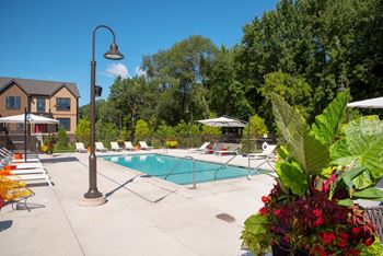 Mini Swimming Pool And Relaxing Area at The McMillan, Shoreview, 55126